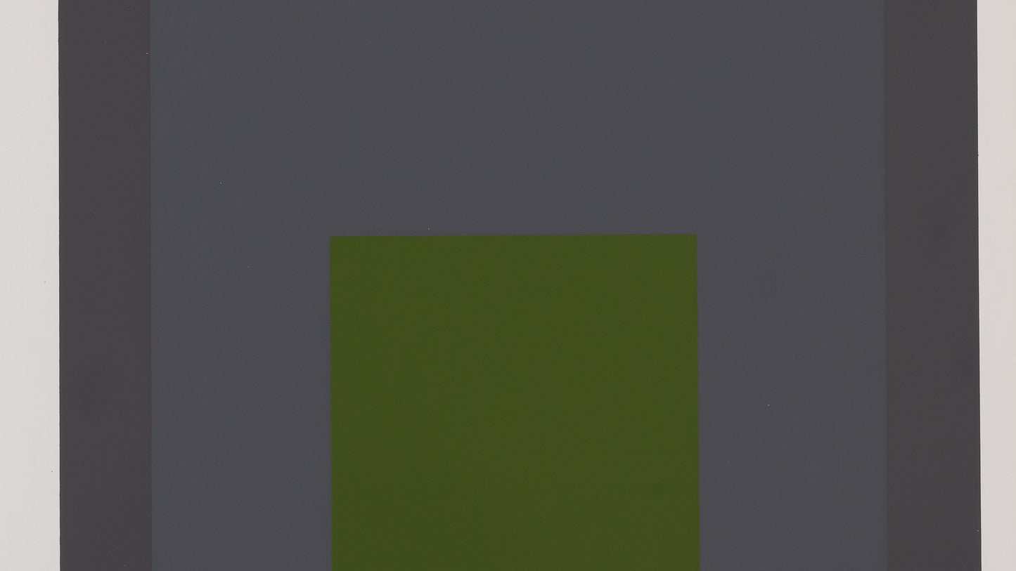 Josef ALBERS : Homage to the square, Embedded - Sérigraphie en couleurs
