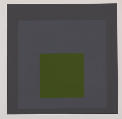 Josef ALBERS : Homage to the square, Embedded - Sérigraphie en couleurs