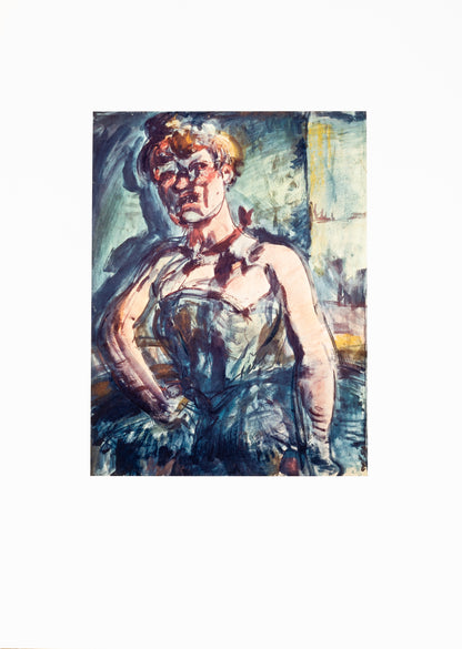 Georges ROUAULT: The dancer's wait - Lithograph