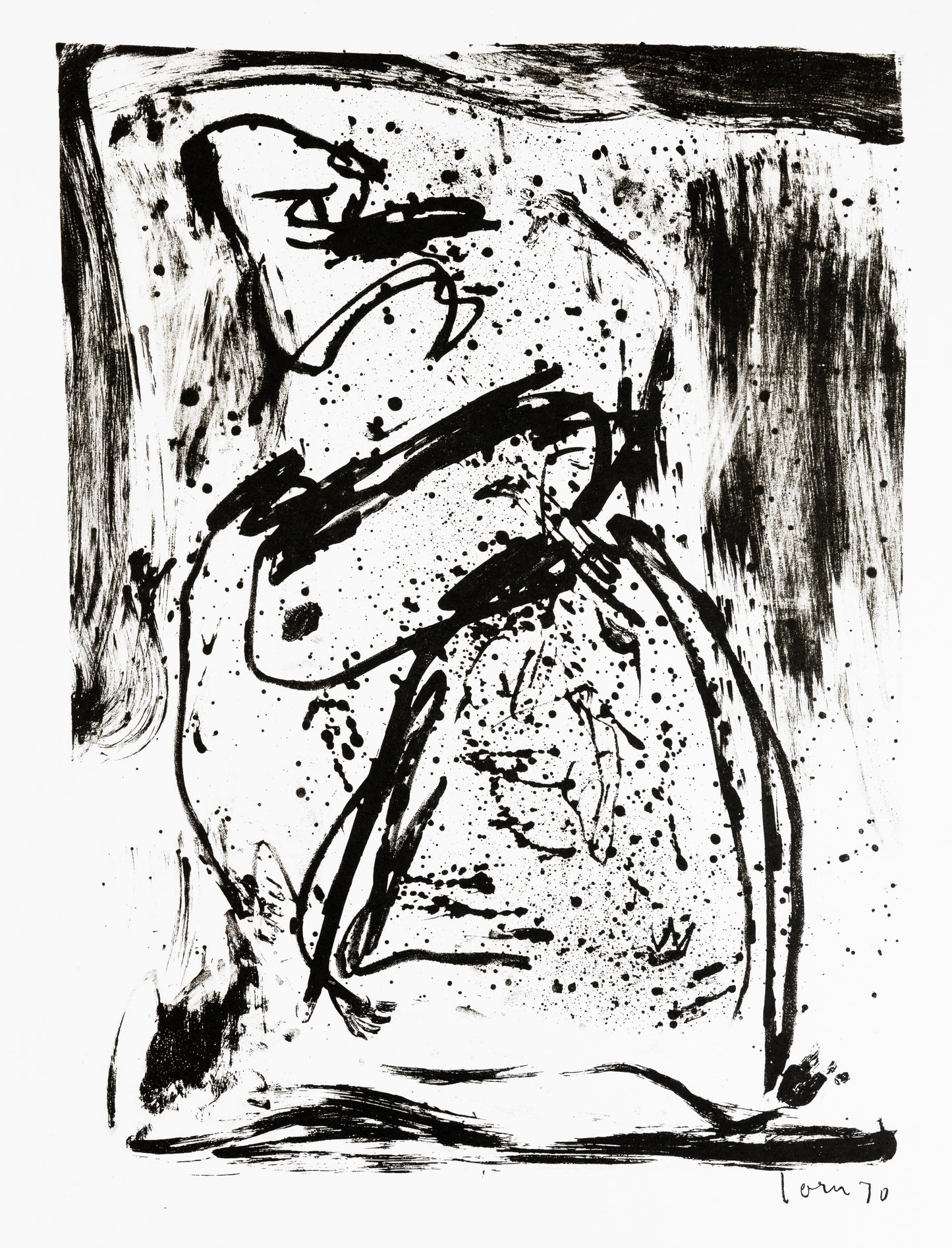 Asger JORN : Expo 1970 - Lithographie originale signée