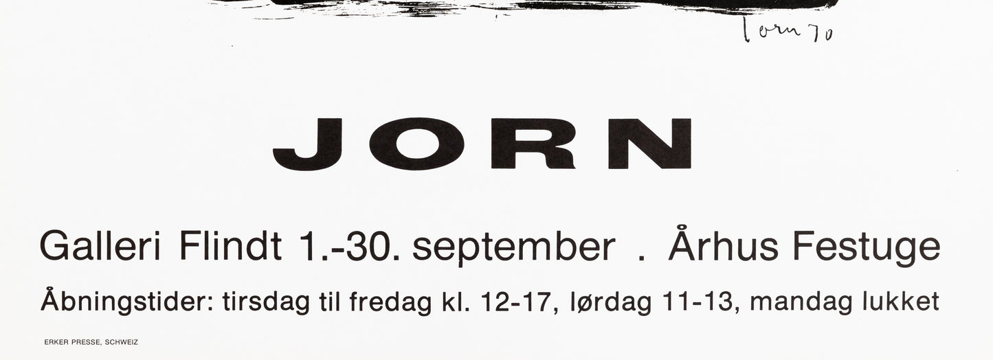 Asger JORN : Expo 1970 - Lithographie originale signée