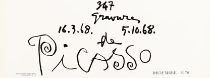 Pablo PICASSO : 347 Gravures - Lithographie originale