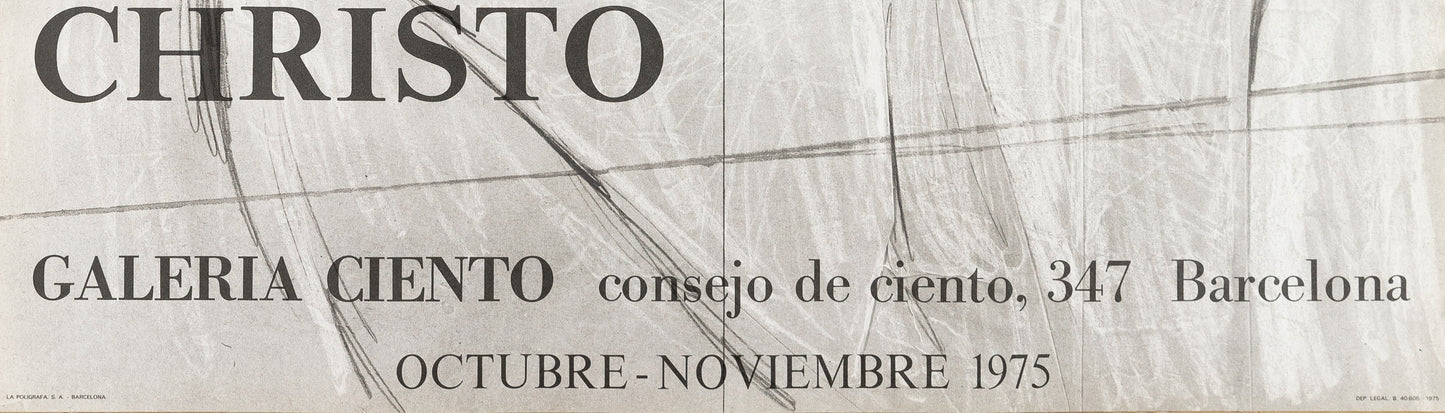 CHRISTO : Milano Piazza del Duomo - Affiche originale d’époque