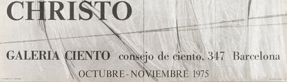 CHRISTO : Milano Piazza del Duomo - Affiche originale d’époque