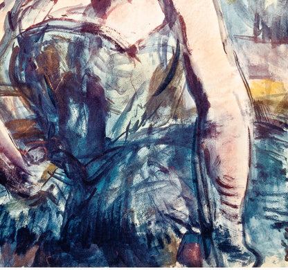 Georges ROUAULT: The dancer's wait - Lithograph