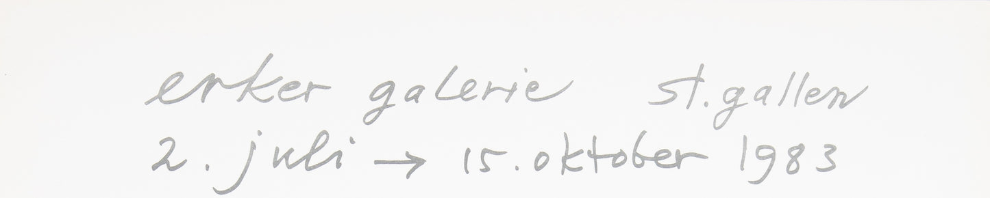 Max BILL : Galerie Erker - Lithographie originale signée
