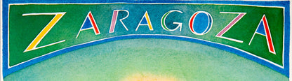 Jean Michel FOLON : Zaragoza - Lithographie originale signée