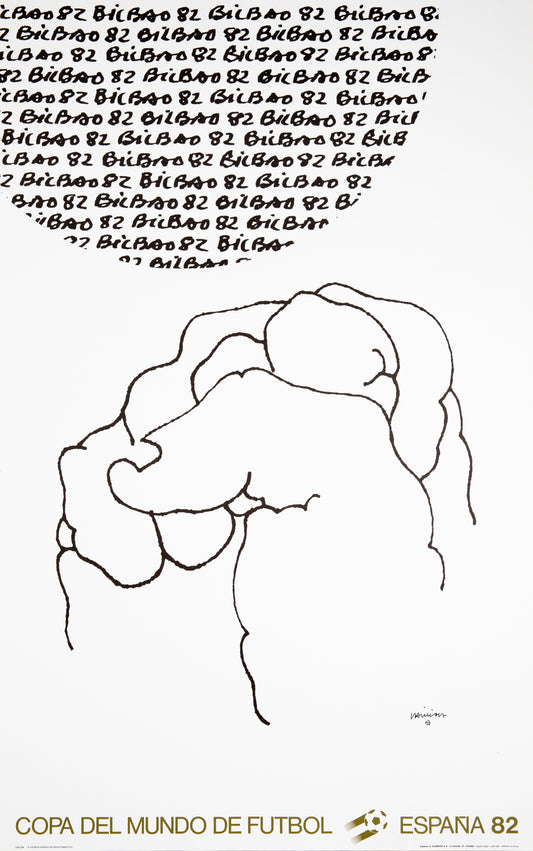 Eduardo CHILLIDA : Bilbao - Lithographie originale signée