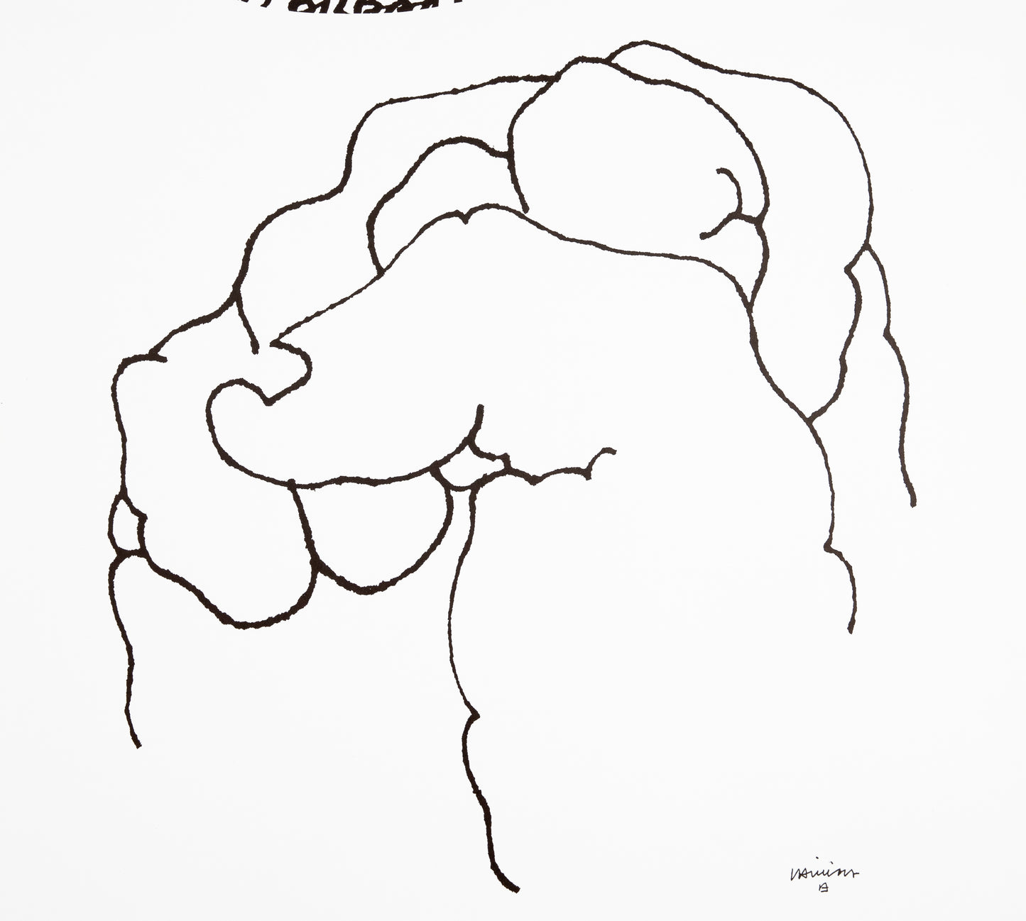 Eduardo CHILLIDA : Bilbao - Lithographie originale signée