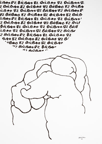 Eduardo CHILLIDA : Bilbao - Lithographie originale signée
