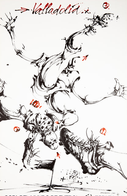 Vladimir VELICKOVIC : Valladolid - Lithographie originale signée