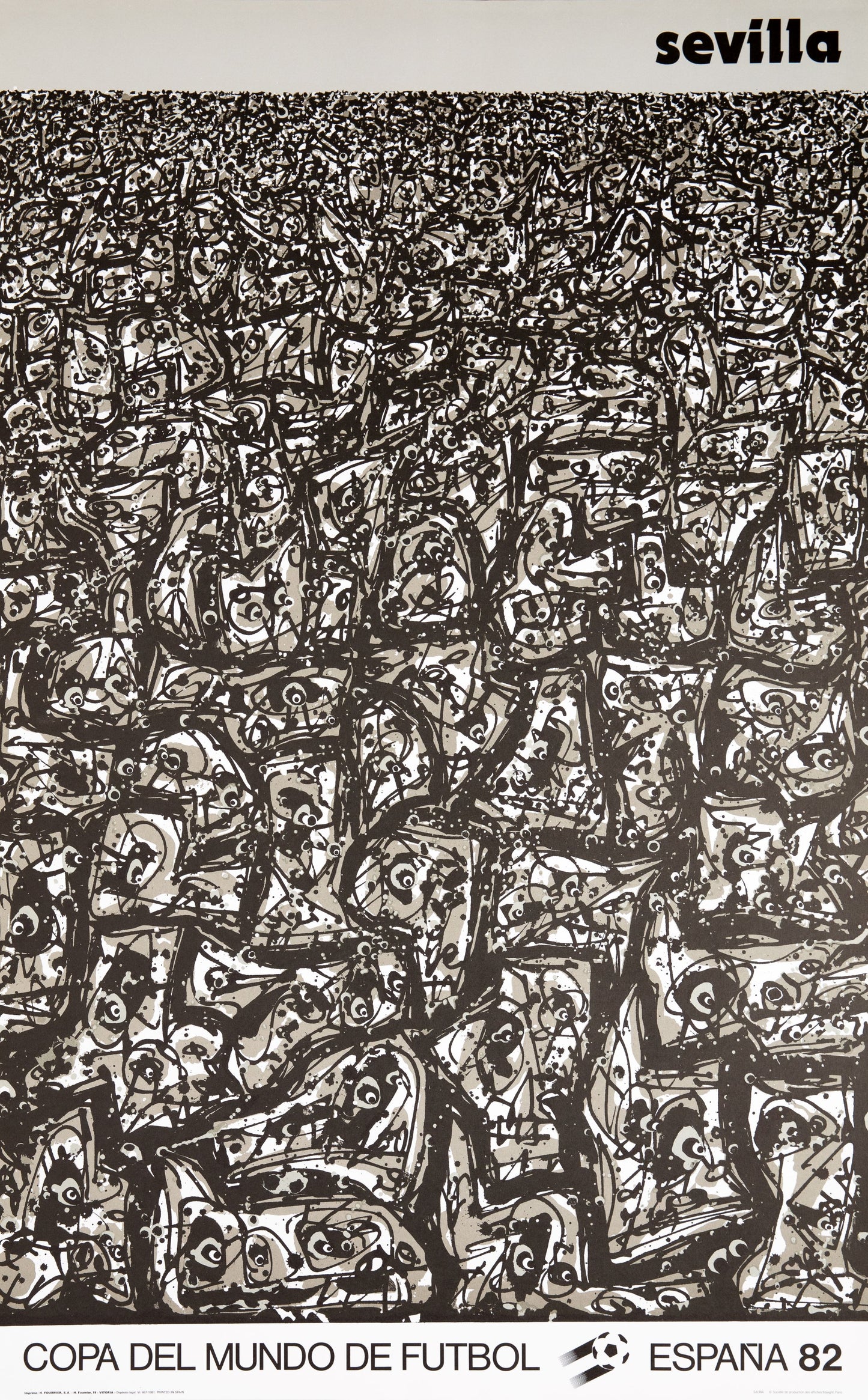 Antonio SAURA : Sevilla - Lithographie originale