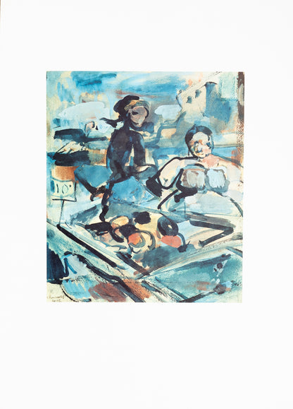 Georges ROUAULT : Au Marché - Lithographie signée