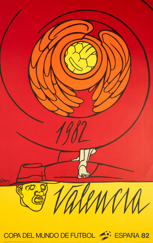 Valerio ADAMI : Valencia - Lithographie originale signée