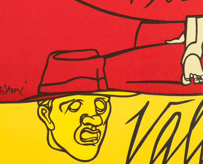 Valerio ADAMI : Valencia - Lithographie originale signée