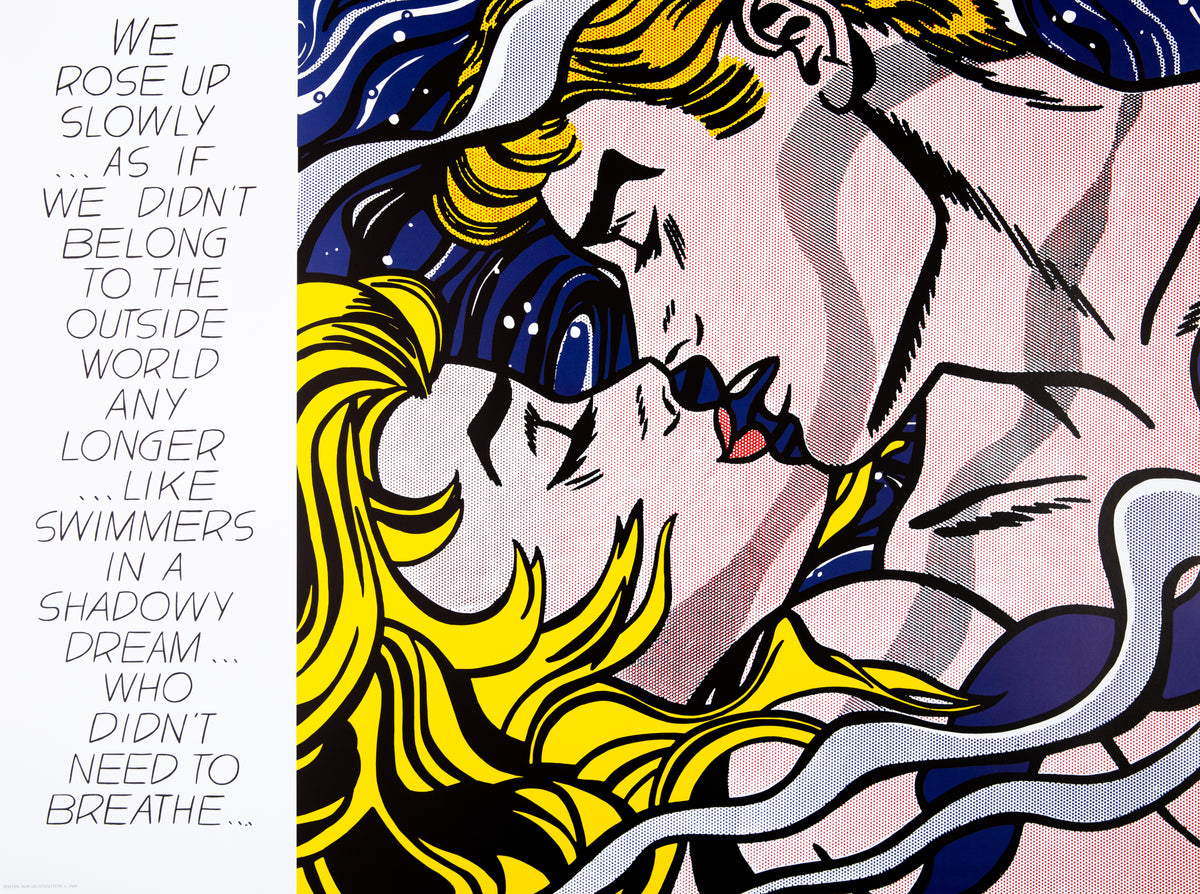 Roy LICHTENSTEIN : We rose up slowly - Lithographie