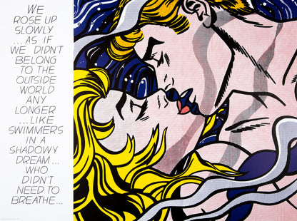 Roy LICHTENSTEIN : We rose up slowly - Lithographie