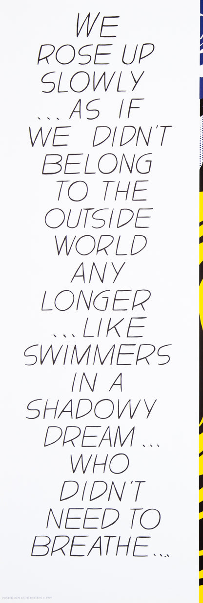 Roy LICHTENSTEIN : We rose up slowly - Lithographie
