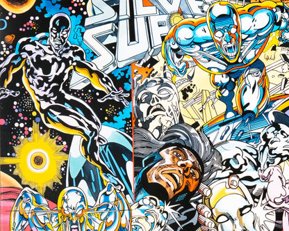 ERRO : Le surfeur argenté - Affiche originale