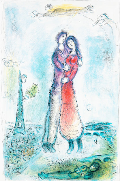 Marc CHAGALL : Exposition 2009 - Affiche originale