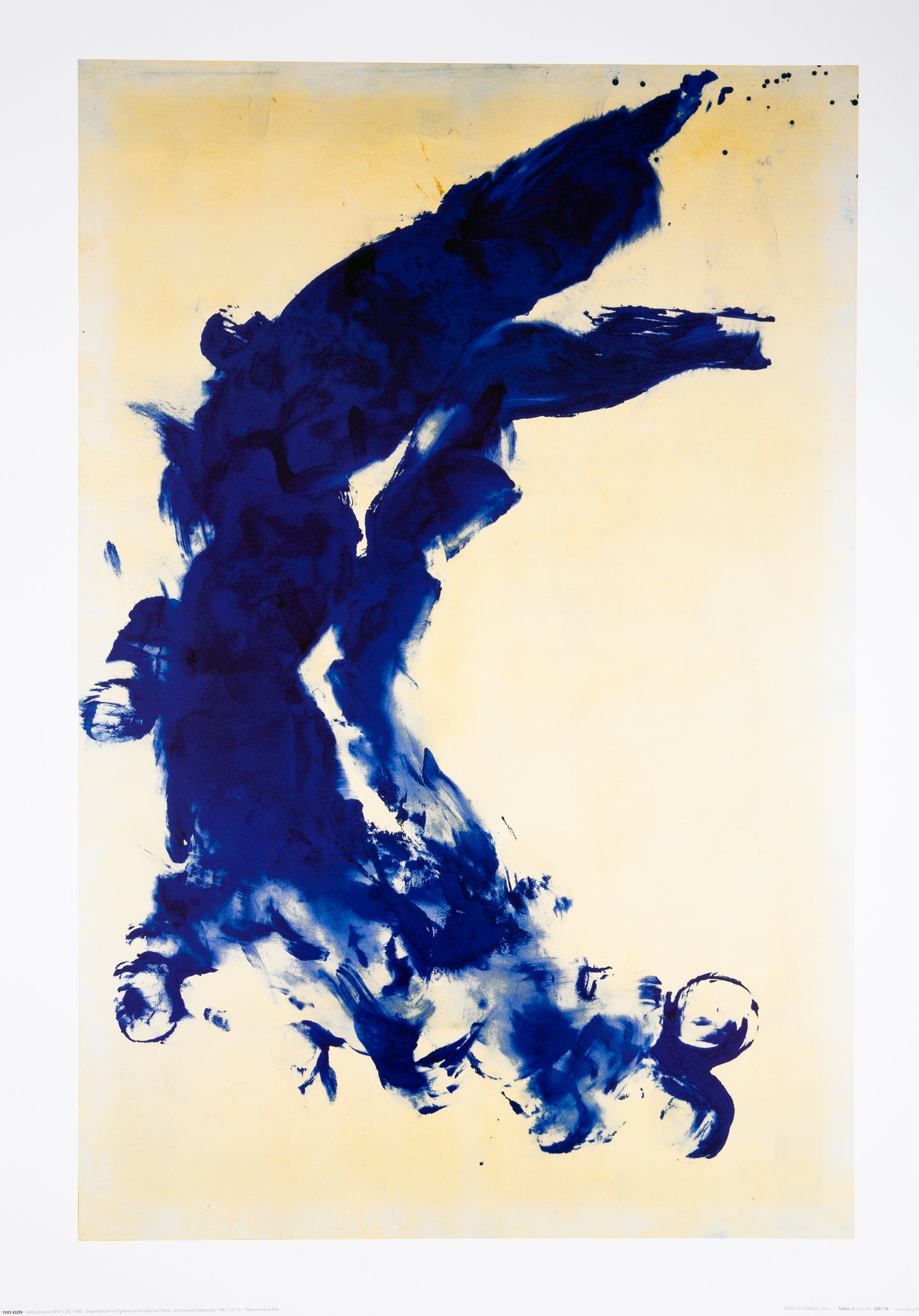 Yves KLEIN : Anthropométrie - Affiche originale