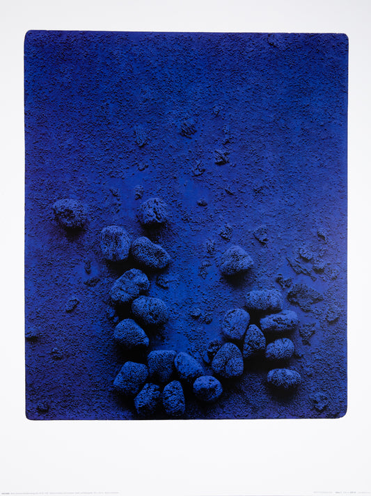 Yves KLEIN : Relief éponge bleue - Affiche originale