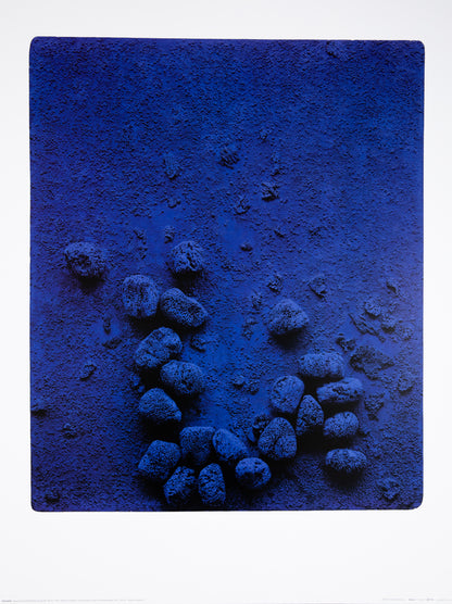 Yves KLEIN : Relief éponge bleue - Affiche originale