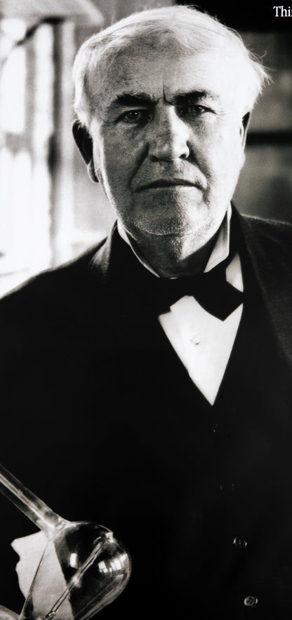 APPLE Think Different : Thomas EDISON - Affiche originale