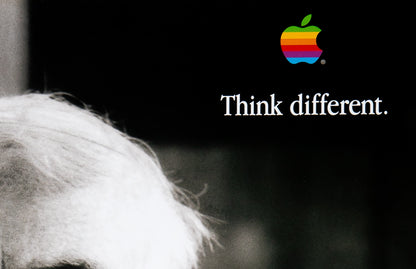 APPLE Think Different : Thomas EDISON - Affiche originale