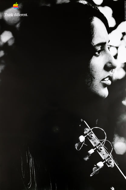 APPLE Think Different : Joan BAEZ - Affiche originale
