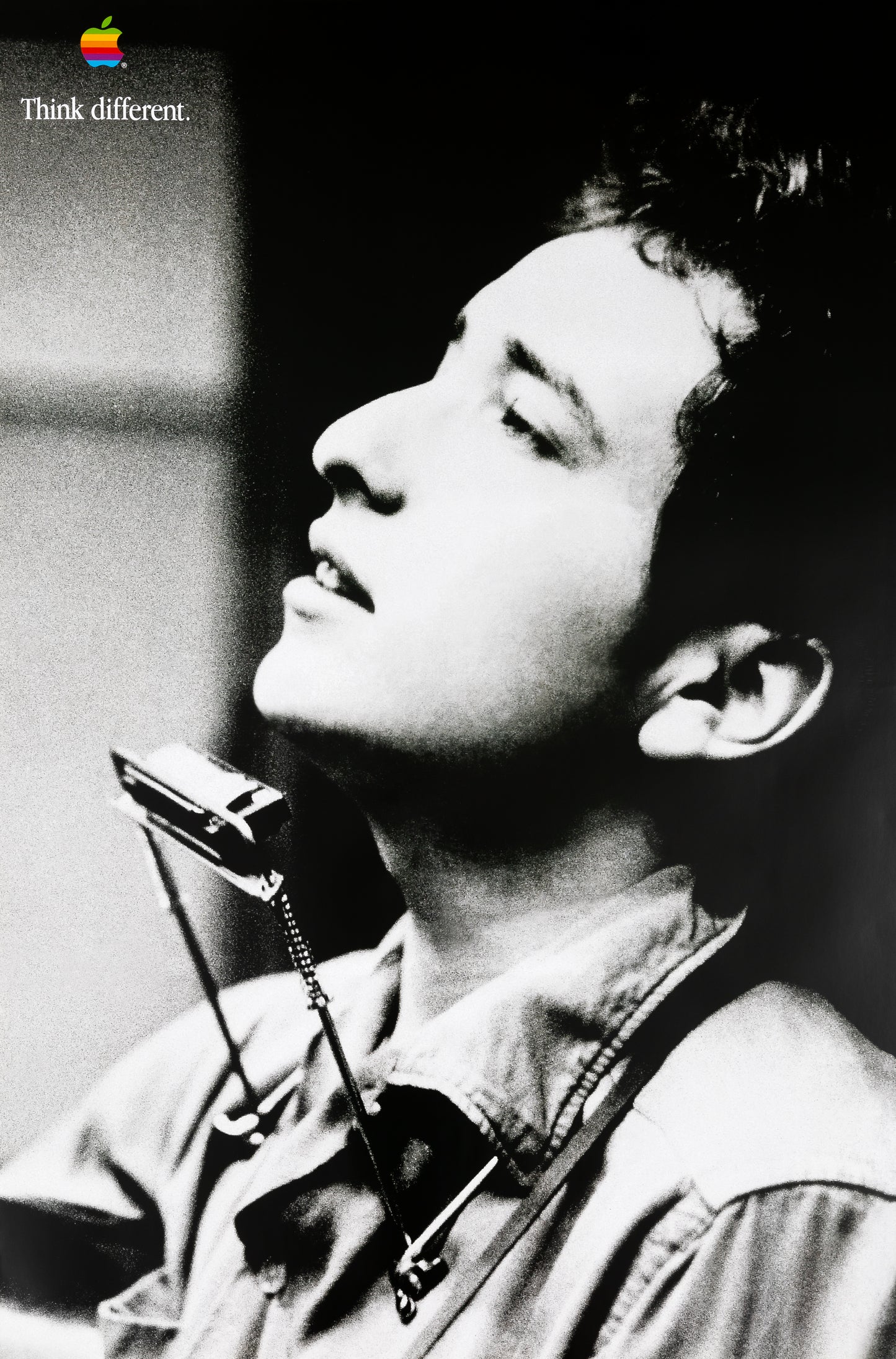 APPLE Think Different : Bob DYLAN - Affiche originale