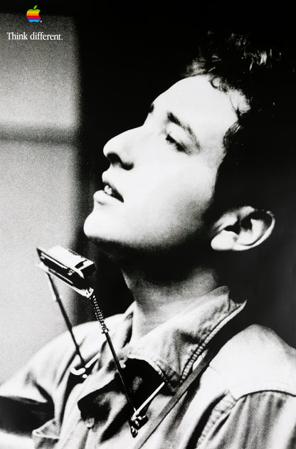 APPLE Think Different : Bob DYLAN - Affiche originale