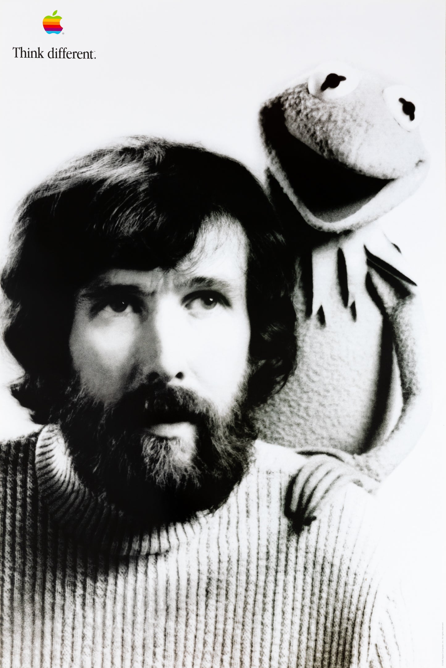 APPLE Think Different : Jim HENSON - Affiche originale