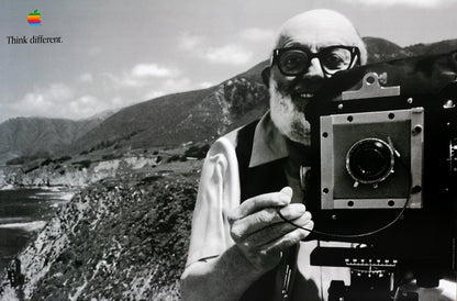 APPLE Think Different : Ansel ADAMS - Affiche originale
