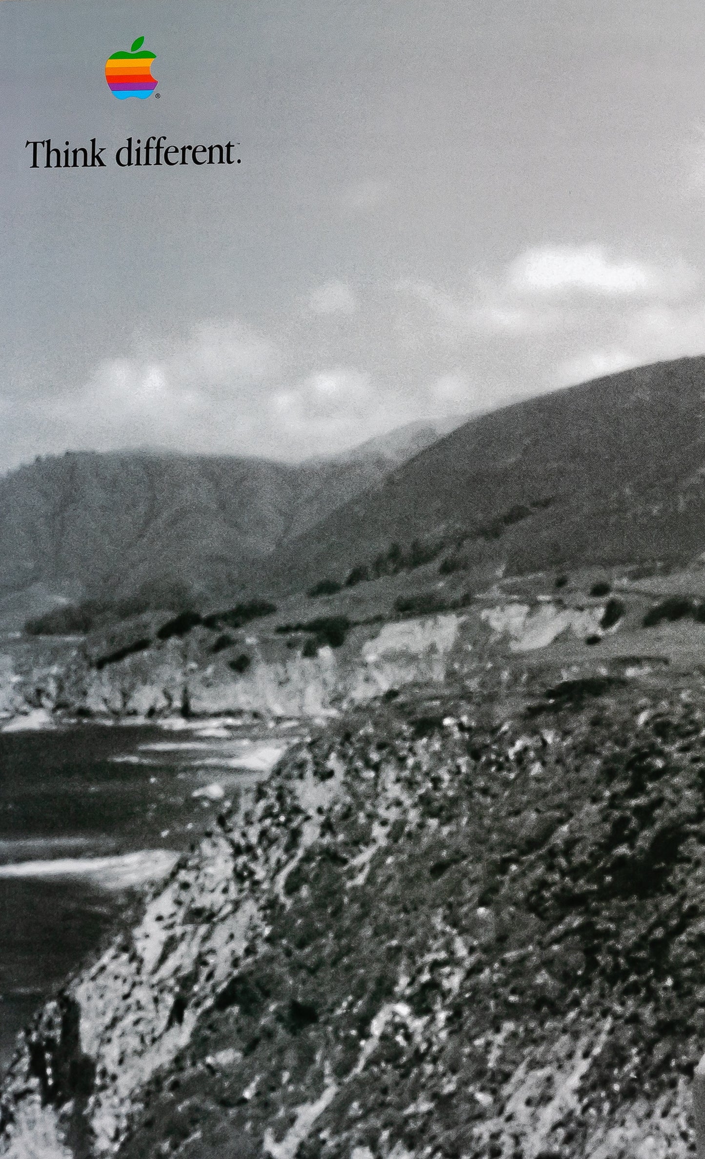 APPLE Think Different : Ansel ADAMS - Affiche originale