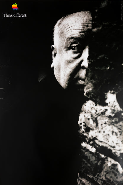 APPLE Think Different : Alfred HITCHCOCK - Affiche originale