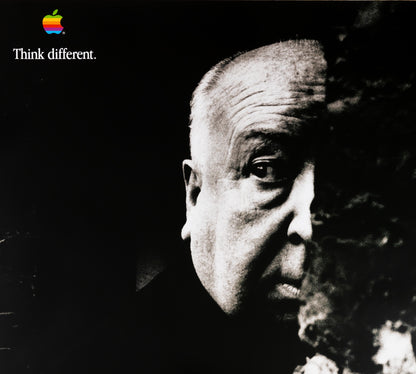 APPLE Think Different : Alfred HITCHCOCK - Affiche originale
