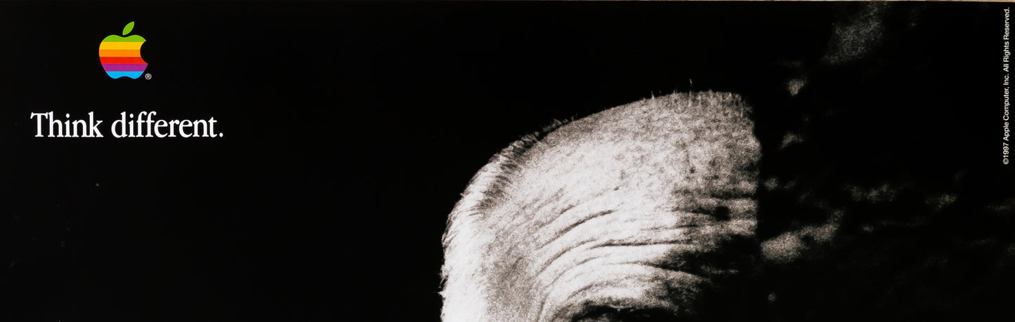 APPLE Think Different : Alfred HITCHCOCK - Affiche originale