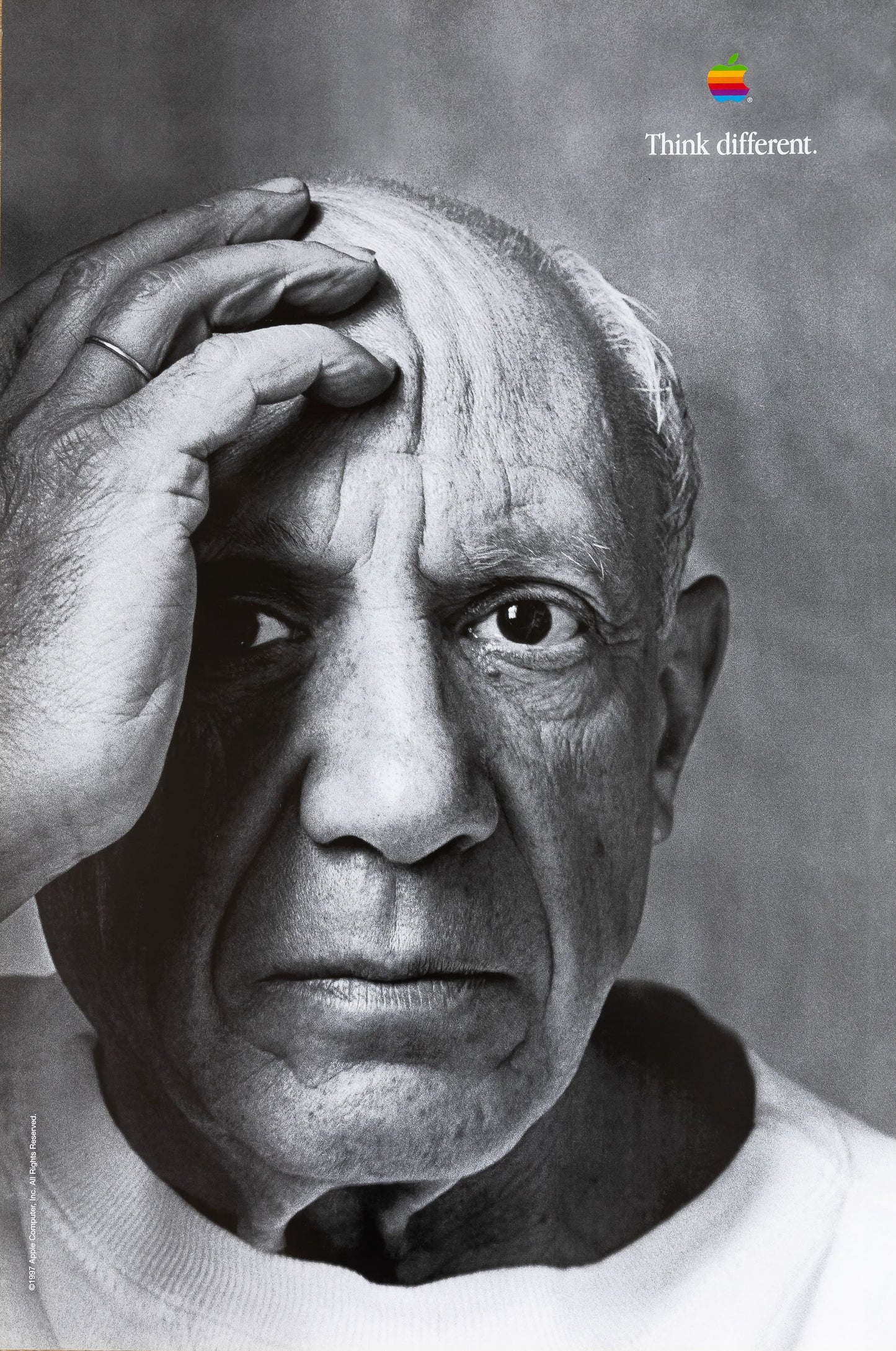 APPLE Think Different : Pablo PICASSO - Affiche originale