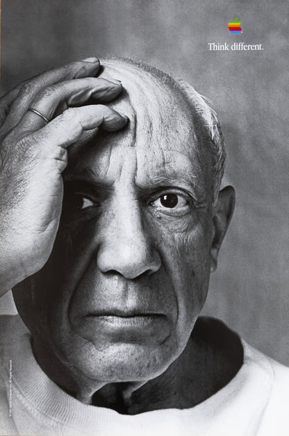 APPLE Think Different : Pablo PICASSO - Affiche originale