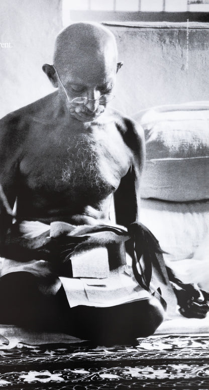 APPLE Think Different : Mahatma GHANDI - Affiche originale