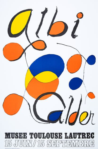 Alexander CALDER : Musée Toulouse Lautrec, Albi - Lithographie originale signée