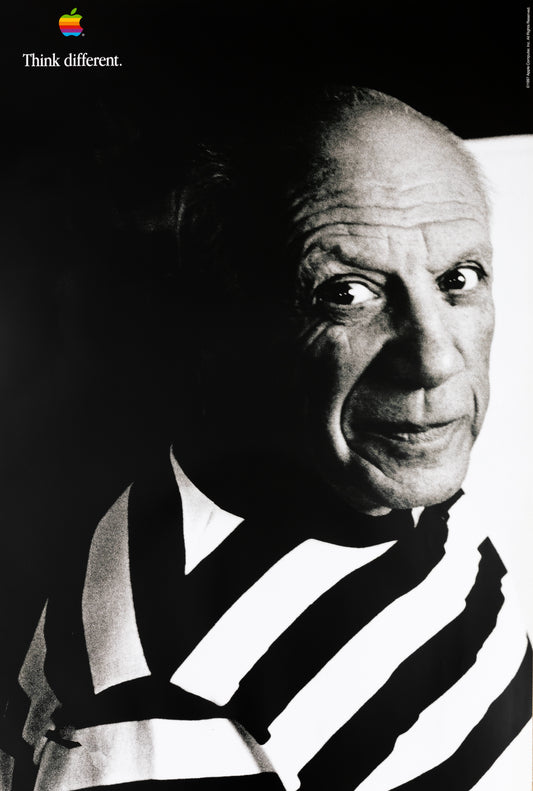 APPLE Think Different : Pablo PICASSO - Affiche originale