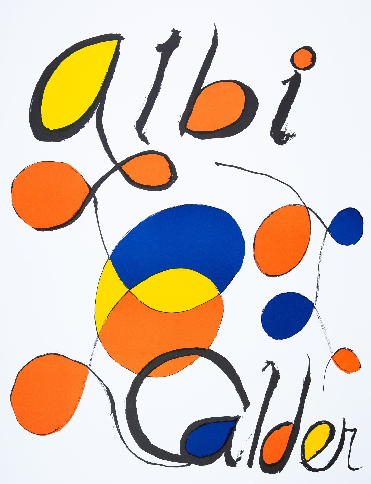 Alexander CALDER : Musée Toulouse Lautrec, Albi - Lithographie originale signée