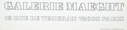 Claude GARACHE : Femme agenouillée - Lithographie originale