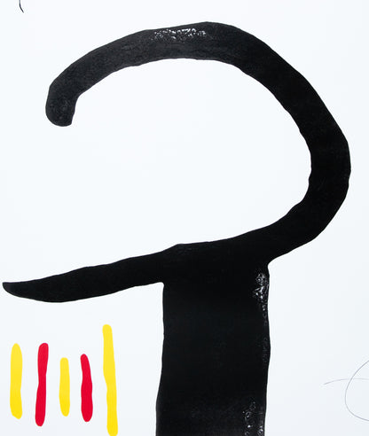 Joan MIRO: Jardín español con la estrella, Serigrafía firmada