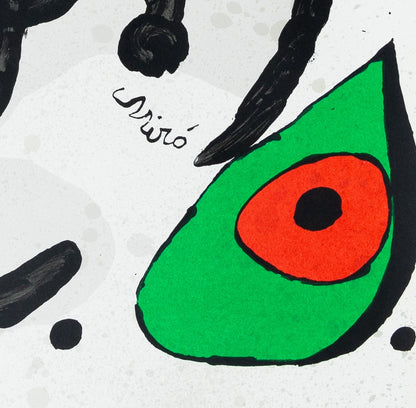 Joan MIRO : FCB, Futbol Club Barcelona - Affiche en lithographie originale signée