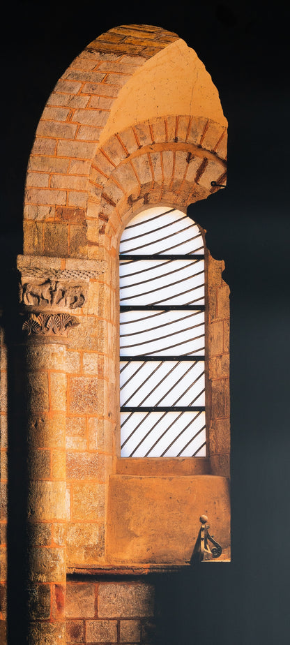 Pierre SOULAGES : Abbaye de Conques - Affiche originale en couleurs