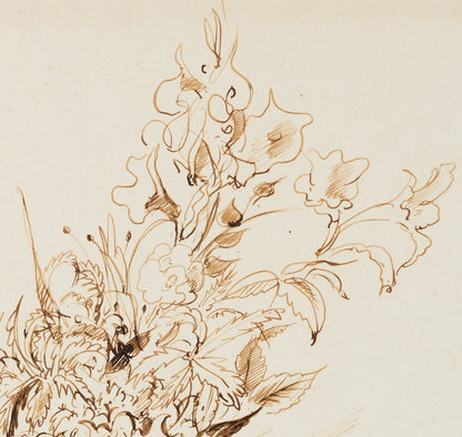 André DIGNIMONT : La chatte - Dessin original signé