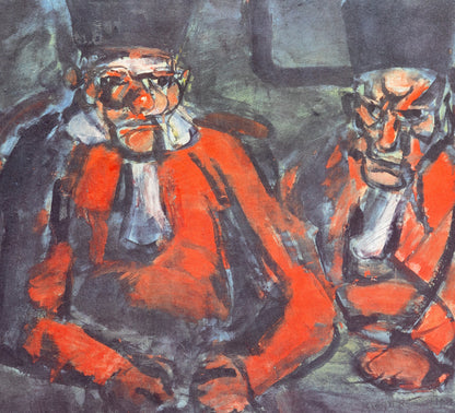 Georges ROUAULT: En la corte - Litografía firmada